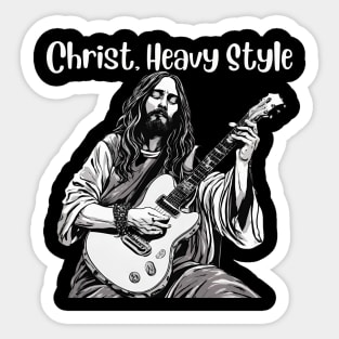 Jesus Meme | Christ, heavy style Sticker